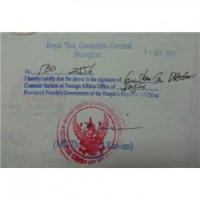 泰国领事明细表签章需要什么资料