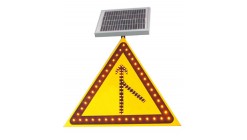 开封太阳能发光标志牌 太阳能合流标志牌 交通标志厂家